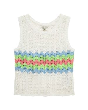 Habitual Mod Cap Top - White