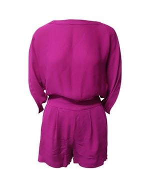 Diane von Furstenberg Romper - Purple