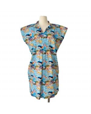 Holly Shae Design Adair Caftan Dress - Blue
