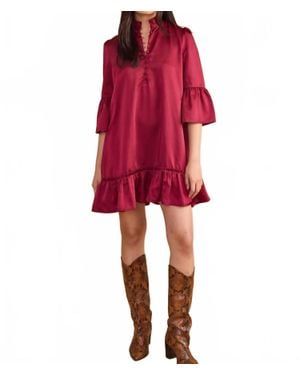 Double A Chelsea Mini Dress - Red