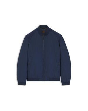 BOSS Water-Repellent Bomber Jacket - Blue