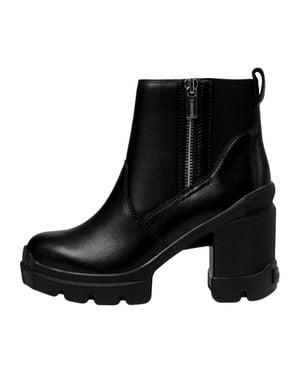 Sorel Caribou X Heel Chelsea Nl5118-010 - Black