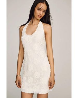 Endless Rose Halter Mini Dress - Natural