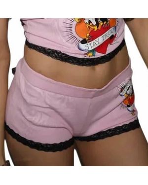 Ed Hardy Brave Eagle Cheeky Short - Purple