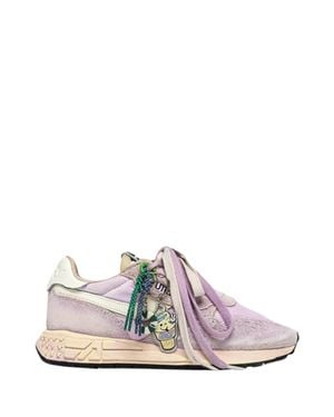 Autry Reelwind Super Vintage Low /Lilac Sneakers - White