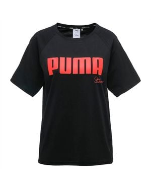 PUMA Oversize Logo Tee - Black