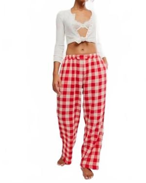 Free People Be Mine Pant - Red