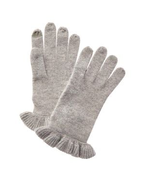 Sofiacashmere Touchscreen Cashmere Gloves - Gray