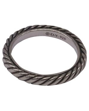 David Yurman Cable Stack Ring - Metallic