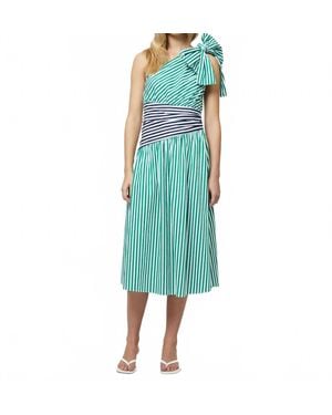 French Connection Alexis One Shoulder Dress - Blue