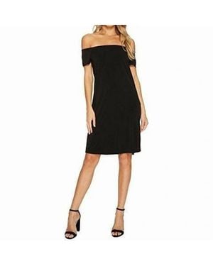Bishop + Young Avery Bare Shoulder Mini Dress - Black