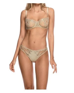 I.D Sarrieri Kaira Underwired Half Cup Bra - Brown