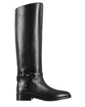 Jimmy Choo Lawton Kb Flat Boots - Black