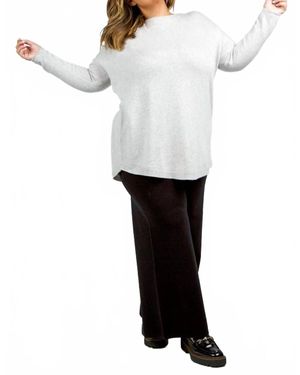 Bitte Kai Rand Cocoon Wool Blend Oversize Blouse - White