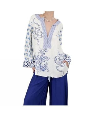 ME 369 Amalfi Tunic - Blue