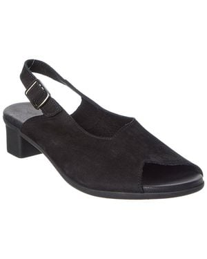 Arche Obicko Leather Sandal - Black
