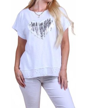 Gigi Moda Solare Cotton Top - Blue