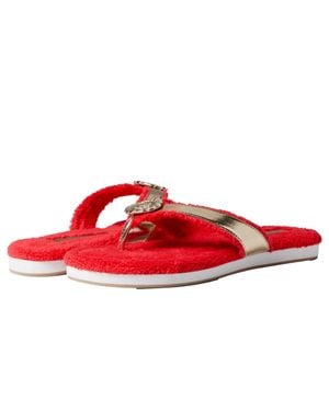Jack Rogers Rosie Comfort Flip-Flop Fire Platinum Platinum 124211Ff01-600 - Red