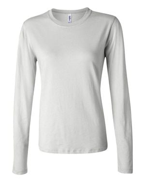 Bella Canvas Jersey Long Sleeve Tee - Gray
