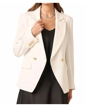 Mittoshop Buttons Woven Blazer - Black
