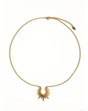 Flanerie by MAIQ Sun Necklace - Metallic