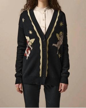 Paolita Seraphina Button Down Cardigan - Black