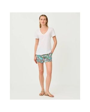 Lilly Pulitzer Maryetta V-Neck Top - White