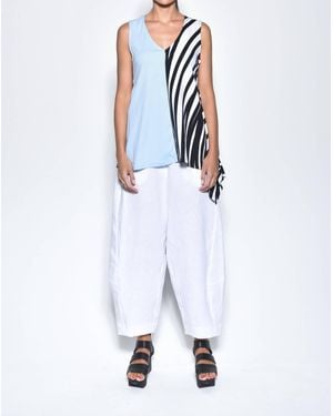 Simply Mila Irene Sleeveless Top - White