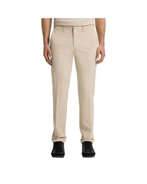 BOSS Polyester Skinny Pants - Natural