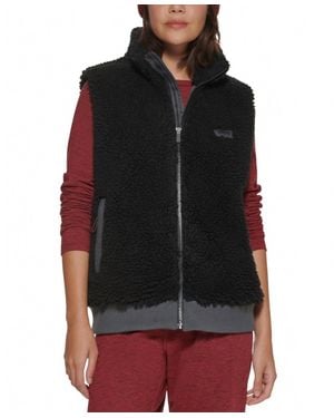 BASS OUTDOOR Route Hiking Faux Sherpa Vest - Black