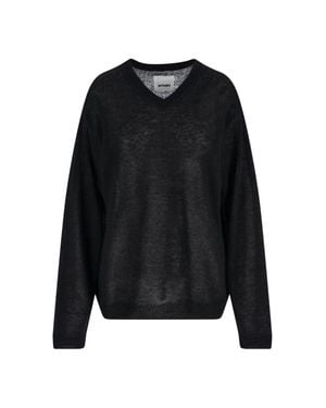 MYTHINKS Alpaca Blend Sweater - Black
