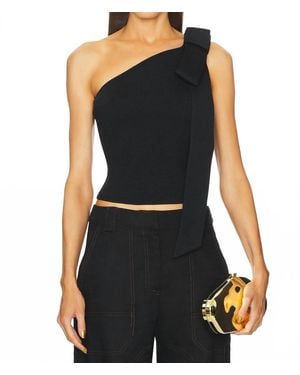 Cult Gaia Nomi Knit Top - Black