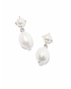 Kendra Scott Eve Drop Earrings - White
