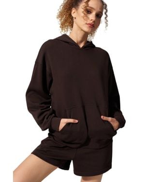 LILYSILK Seamflow Douceur Hoodie - Black
