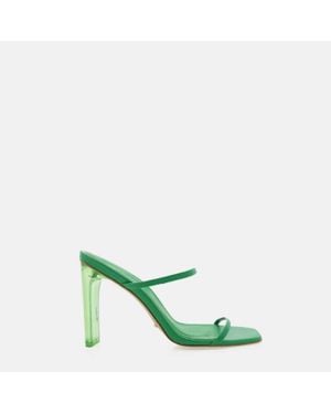 Billini Yasara Block Heeled Mule - Green