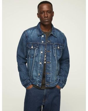 Lucky Brand Denim Trucker Jacket - Blue