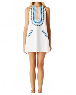 MY BEACHY SIDE Arya Hand-Crochet Mini Dress - White