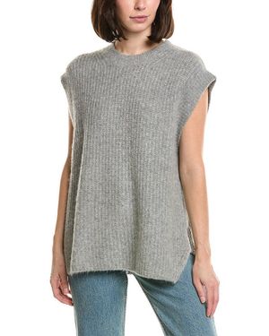 LaBiz Wool & Alpaca-Blend Sweater Vest - Gray