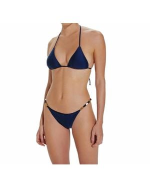 ViX Ella Brazilian Bikini Bottom - Blue