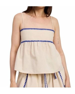 En Saison Donatella Top - Natural