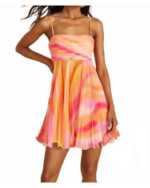 AMUR Savanna Mini Dress - Orange
