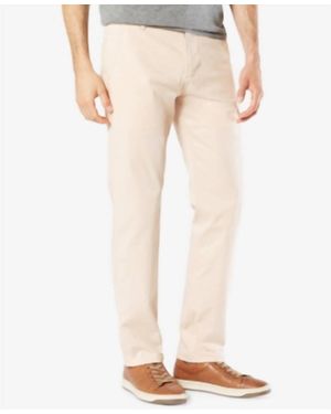 Dockers Alpha Slim Tapered Fit Twill Stretch Pants - Natural