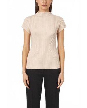 Iris Setlakwe Cheminee Rib Top - Blue