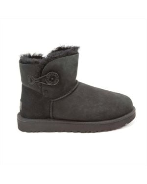 UGG Mini Bailey Button Ii Boot - Gray