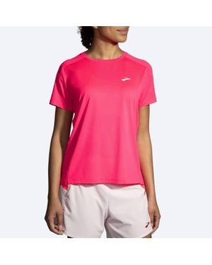 Brooks Sprint Free Short Sleeve 2.0 Tee - Pink