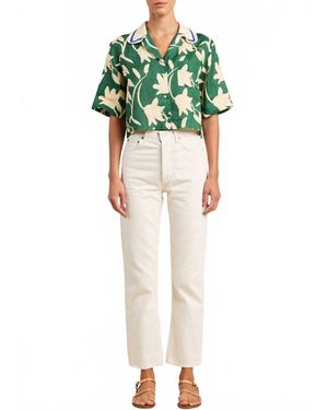 Trovata Thia Shirt Top - Green