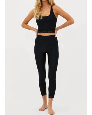 Beach Riot Tayler Lace Legging - Black