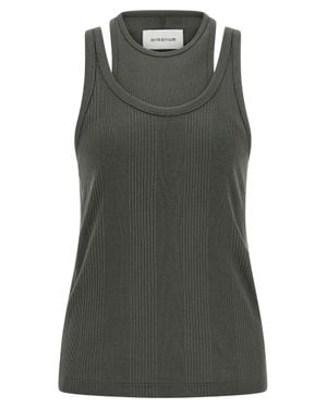 ARMARIUM Cotton Sleeveles T-Shirt - Green