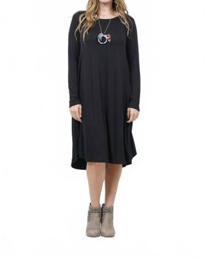 Angie New York Minute Midi Dress - Black