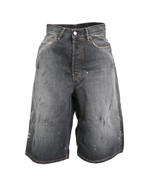 Acne Studios Distressed Faded Jorts - Gray